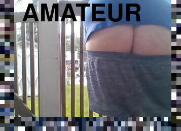 buttcrack flashing on porch