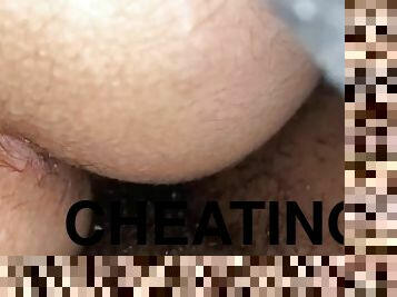 Creamy Latina cheating with my bbc follow me for part 2