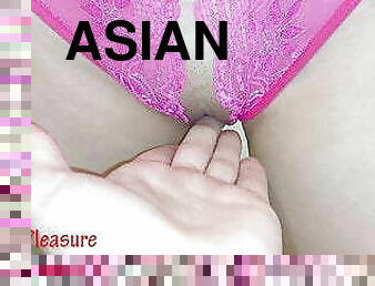 TINY ASIAN fucked wearing sexy LINGERIE !!