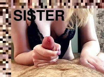 Step Sister Persuaded Her Brother To Give Her A Dick To Jerk Off And Film Easycbtgirl