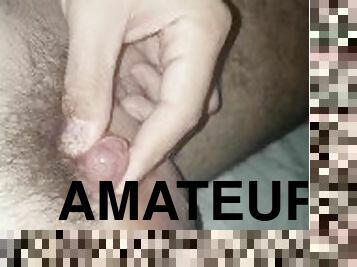 masturbation, amateur, milf, branlette, secousses, point-de-vue, drôle, solo, minuscule, bite