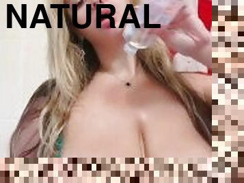 Are you ready to spread more big natural tits with cream?