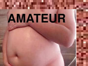 baignade, amateur, ados, mignonne, fétiche, douche, solo