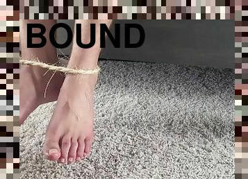Trying a little Foot bondage....