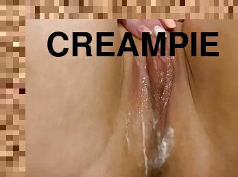 alat-kelamin-wanita, creampie, ketat, menakjubkan, basah, berair