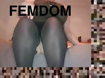 amador, bbw, bochechuda, escravo, pés, meias, fetiche, sozinho, domínio-feminino, nylon