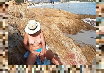 masturbarsi, allaperto, pubblici, mogli, amatoriali, videocamera, spiaggia, voyeur, beccati