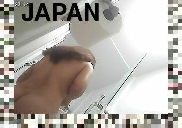 asiatic, imbaiere, nevasta, amatori, milf, japoneza, camera, spion, voyeur, dus