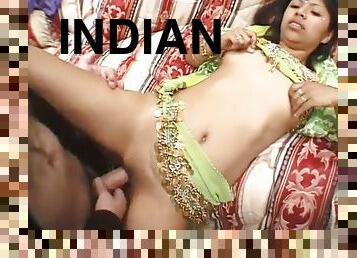 Tiny Indian Whore Wraps Lips Around A Super Thick Cock