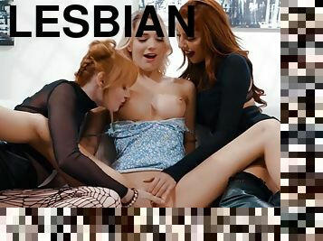 lesbiana, estrella-del-porno, trío