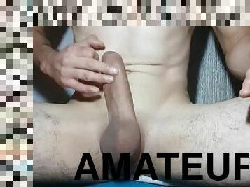 besar-huge, mastubasi, amatir, cumshot-keluarnya-sperma, penis-besar, sperma, seorang-diri, penis