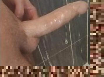 Cum in shower big cock