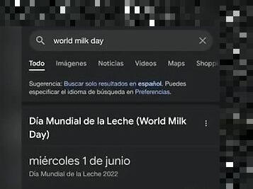 world milk day and i want it all on my face cum on my face