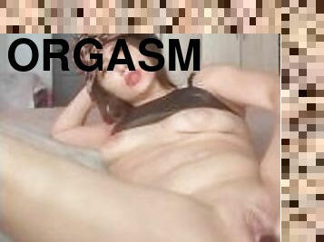 mastubasi, orgasme, anal, sayang, latina, ibu, teransang, manis, alat-mainan-seks