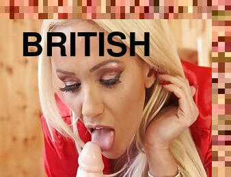 British Milf Playboy Model Lucy Zara Sucks & Fucks A Huge Cock!