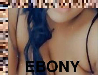 Big Tits Ebony Slut Humps Her Teddy