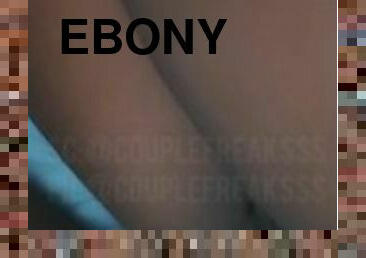 Ebony Teen getting fucked deep sideways