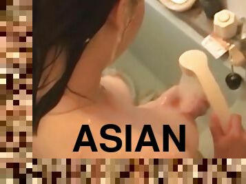 asiatiche, bagno, videocamera, scene-rubate, voyeur, doccia