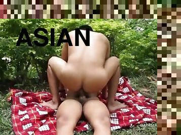 Asian Twinks Nathan and Idol Bareback