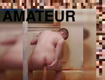 baignade, énorme, amateur, anal, énorme-bite, jouet, gay, chevauchement, gode, fétiche