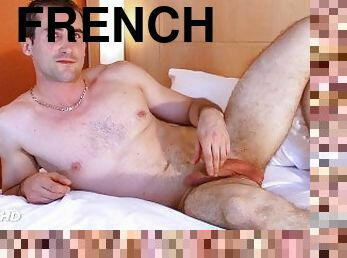 French str8 delivery guy let us to wank his hard dick. Guillaume
