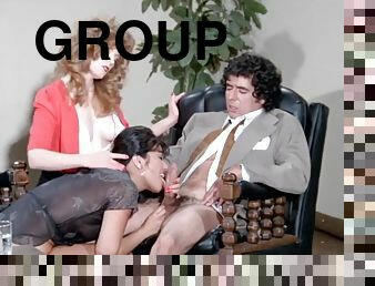 Enjoy a group sex orgy from 70s