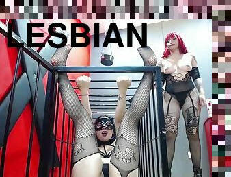 BDSM session of two lesbians