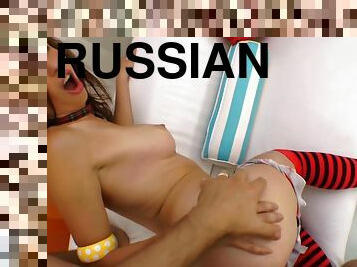 Young Russian Girl Opens Her Ass To Take Omars Big Cock - Omar Galanti