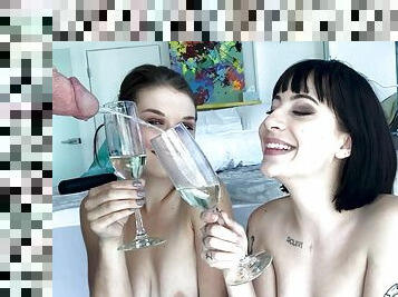 Charlotte Sartre and Anastasia Rose (wet) Ass Fucked, Piss Drinking, Rimming, Speculum Sluts - PissVids