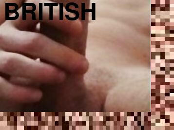 Uncut British Teen Shoots Cum Up His Chest
