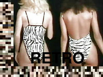 retro sexy lingerie models video three