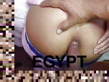 Egyptian sister fucked hard in her ass