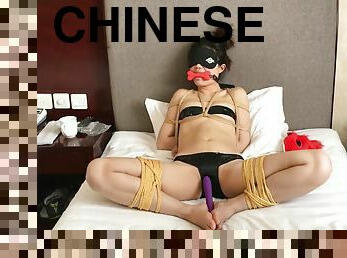 Young Chinese Bound, Vibed And Spanked