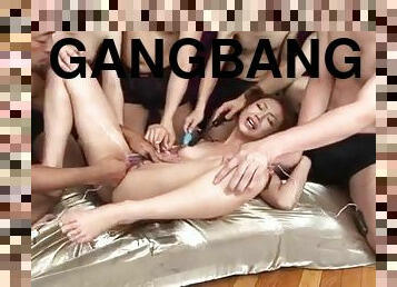 Nasty Gangbang With Horny Japanese sakura Hirota 