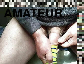 10-minute foreskin video - plastic bat     