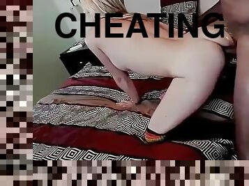 Cheating wife loves BBC deep in her ass