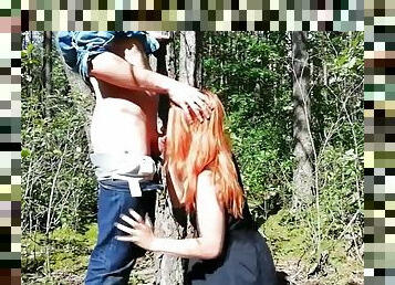 Redhead Bitch Fucks in The Forest. Free Sex Dating &gt_ bit.ly/2QoGr4d