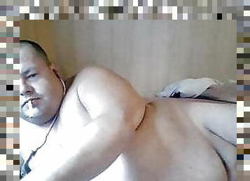 Chubby Man Wanking