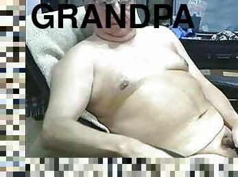 grandpa stroke on webcam