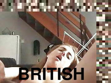 masturbation, slyna, bitch, brittisk