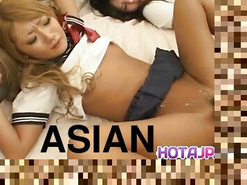 Momo Nanami with two guys to demolish her fine hol - More at hotajp.com