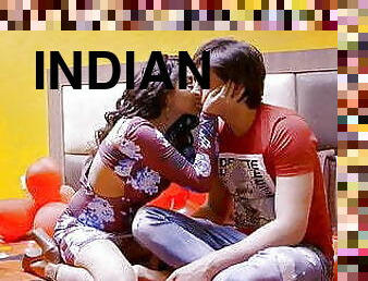 Hot Indian unsatisfied girl trapped young college student 