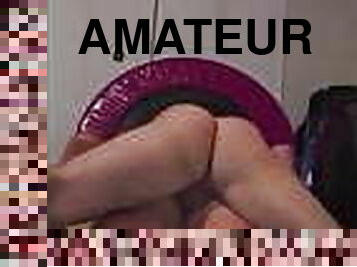 Amateur big ass milf anal creampie