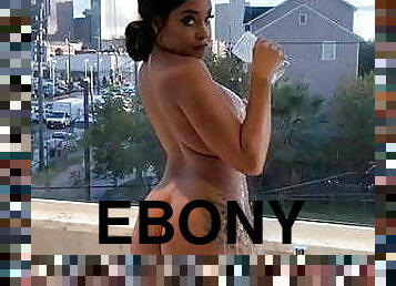 blowjob, ebony