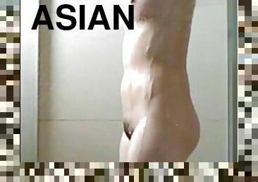 asiatiche, bagno, videocamera, voyeur, ragazza-fidanzata, doccia, telecamere-nascoste