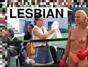 Svetlana vs Lessja topless boxing