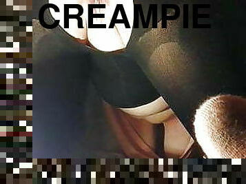 Whore creampied.....