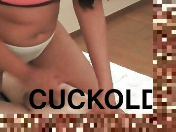 CHASTITY and FRUSTRATE cuckold orgasm