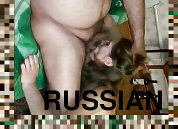 росіянка, жінка, прихильник, домашнього-приготування, секс-із-трьома-партнерами, рогоносець