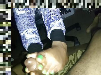 Green Mood Polish, Ebony Foot Job